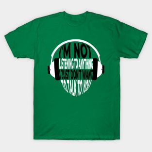 Tune You Out Headphones T-Shirt